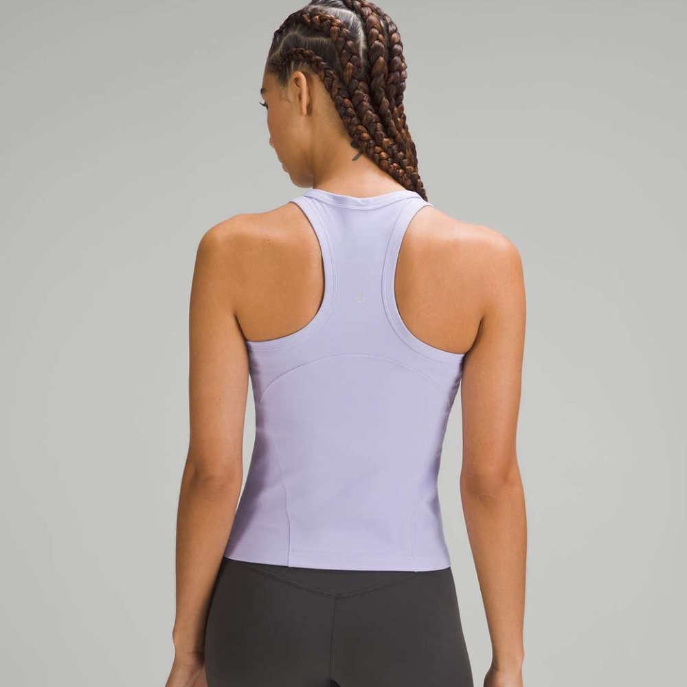Lululemon Align Waist-Length Racerback Tank Top Lilac Smoke
